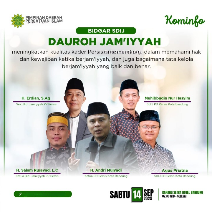 Dauroh Jamiyyah SDIJ PD PERSIS Kabupaten Dompu